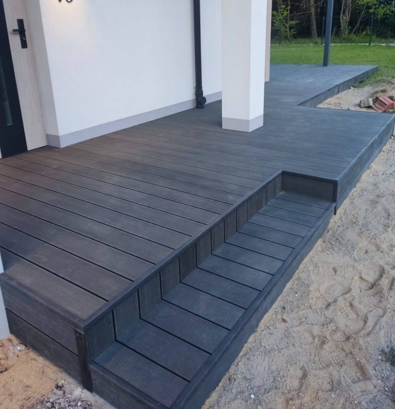 Taras antracyt szczotkowany